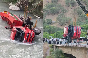 Zap Suyu’na uçan arazöz çıkarıldı
