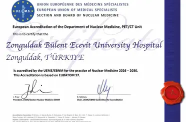 ZBEÜ Hastanesi PET/CT Ünitesine Avrupa akreditasyonu
