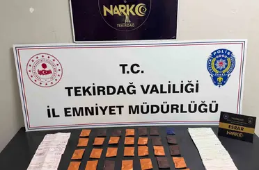 Zehri cips paketine ve ıslak mendile gizlemişler: Tekirdağ’da zehir tacirlerine darbe