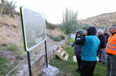 Zincidere Göleti üstü yürüyüş parkurunda ilk adımlar atıldı 