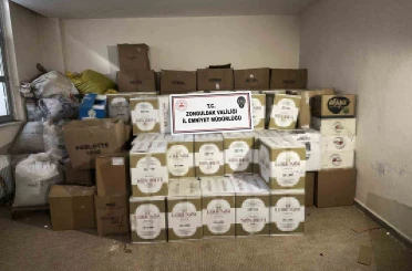 Zonguldak’ta kaçak tütün ve çay operasyonu: 3 gözaltı 