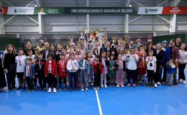 23 Nisan Tenis Turnuvası Karatay'da tamamlandı