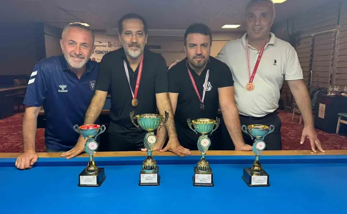 3 Bant bilardo il birinciliği müsabakaları sona erdi
