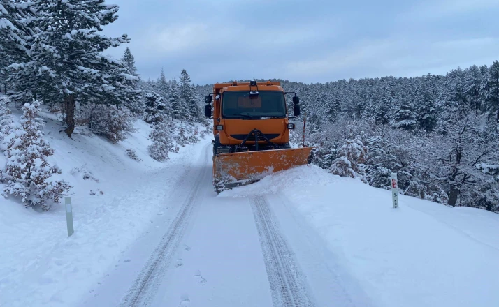 31 ilçede 790 araçla kar ile mücadele gerçekleşti