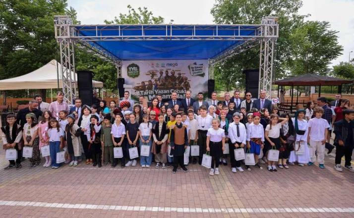 77 büyük isim, Konya Meram’da minik öğrencilerin kalemiyle hayat buldu