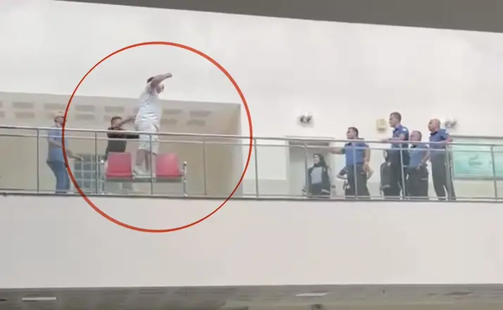 Adliyedeki intiharı güvenlik amiri engelledi
