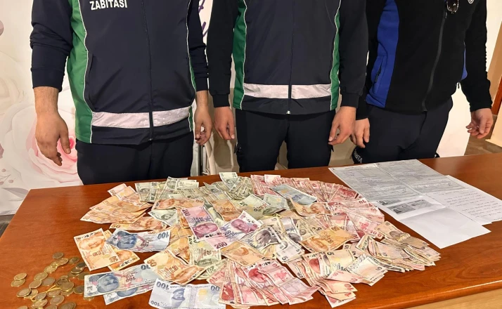 Akşehir’de dilenci operasyonu: 4 bin 410 TL’ye el konuldu