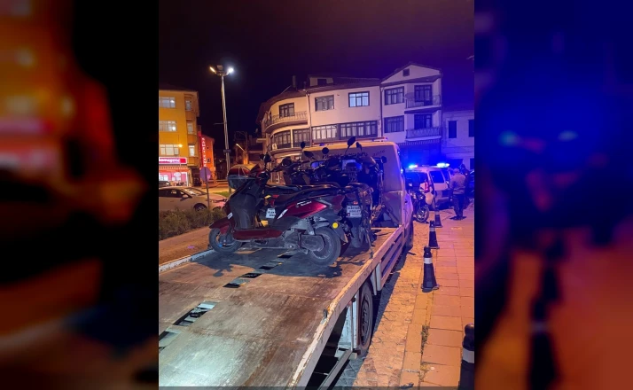 Akşehir’de motosikletlere sıkı denetim
