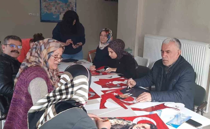 Akşehir’de şehitlerin hatırası için anlamlı çalışma