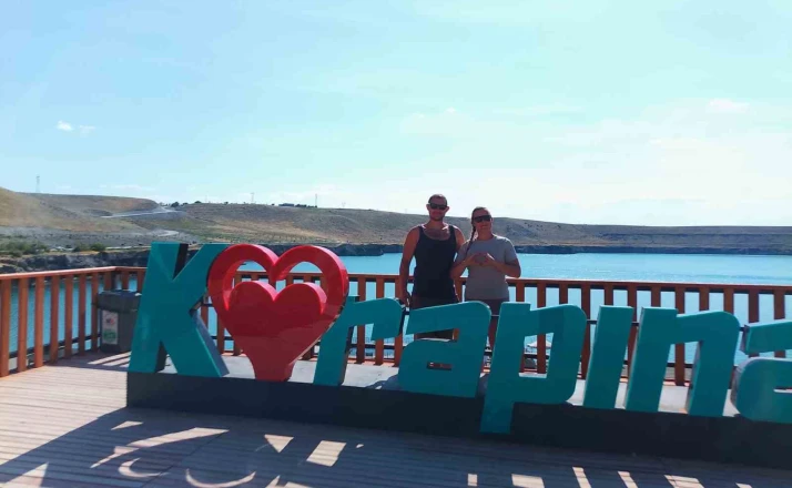 Alman turistler Karapınar’a hayran kaldı