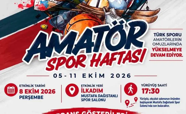 Amatör Spor Haftası kutlamaları
