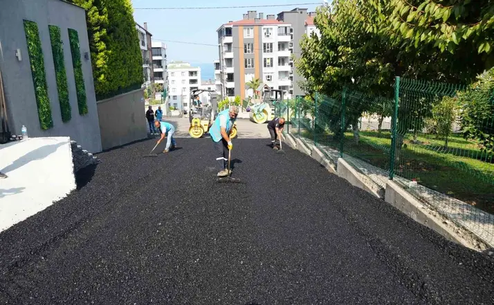 Atakum’da asfalt çalışması
