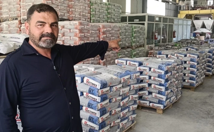 Atık mermerin tozlarından yapıştırıcı yaparak dünya ülkelerine ihracatı başlattı 
