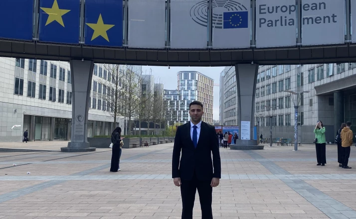 Avrupa Gençlik Haftası Toplantısı'nda ülkemizi Konya’dan Murat Can Bulşan temsil etti