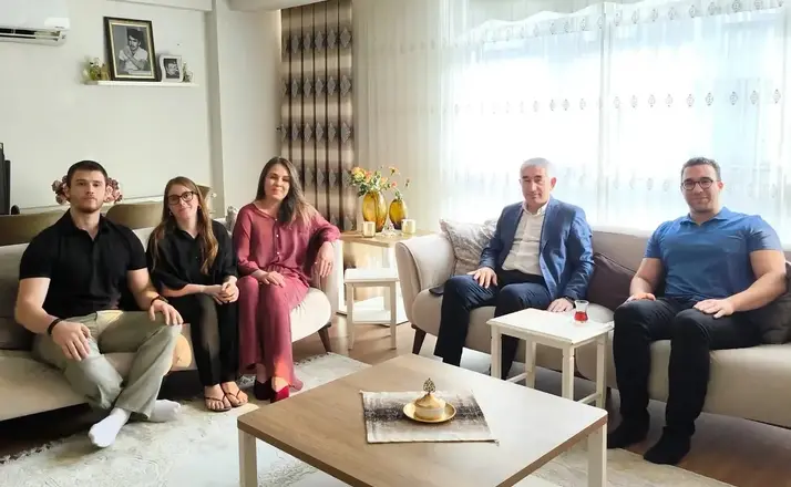 Aydın İl Emniyet Müdürü Karaduman şehit ailesini yalnız bırakmadı
