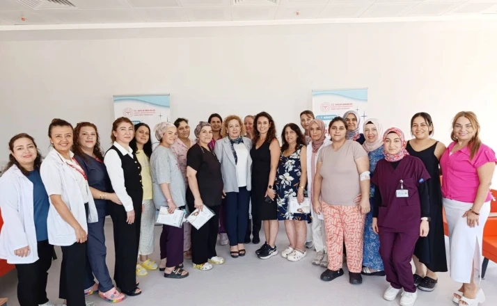 Aydın Şehir Hastanesi’nde anne ve bebek sağlığı için anlamlı buluşma 