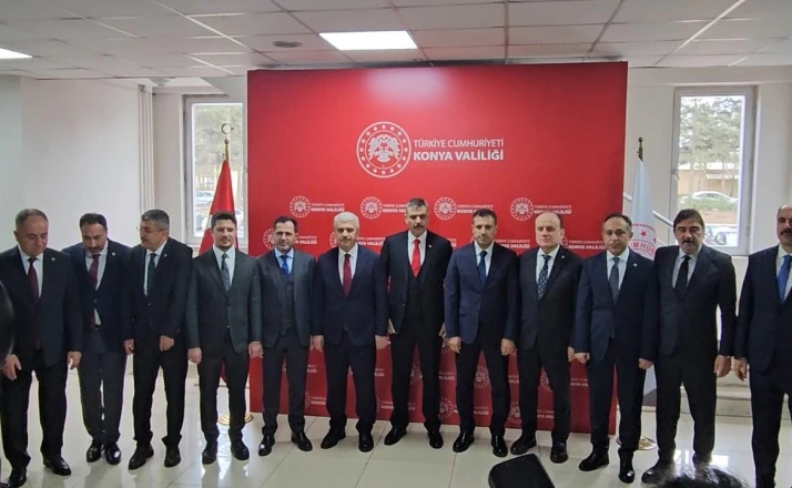 Bakan Çiftçi’ Konya Valiliğini ziyaret etti