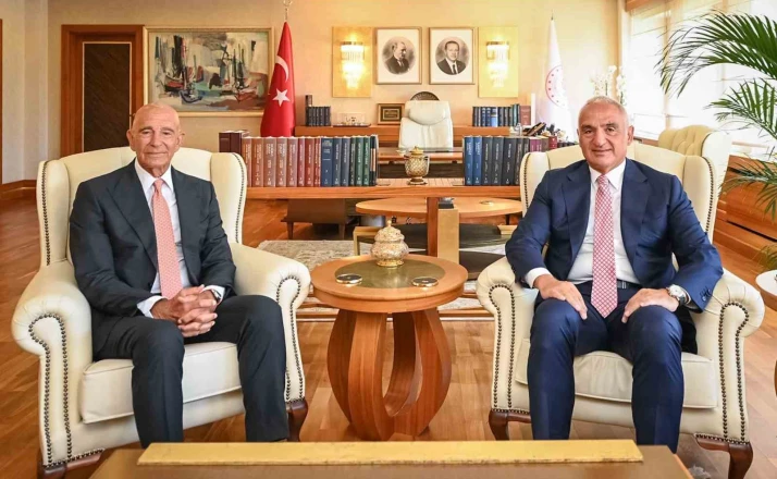 Bakan Ersoy, ABD’nin Ankara Büyükelçisi Tom Barrack’ı ağırladı 