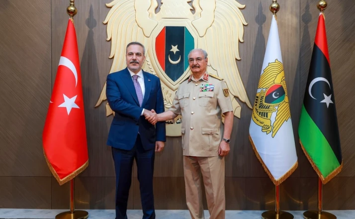Bakan Fidan, Libya Ulusal Ordusu Genel Komutanı Hafter ile görüştü