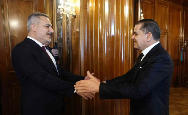 Bakan Fidan, Trablus’ta Libya Başbakanı Dibeybe ile görüştü