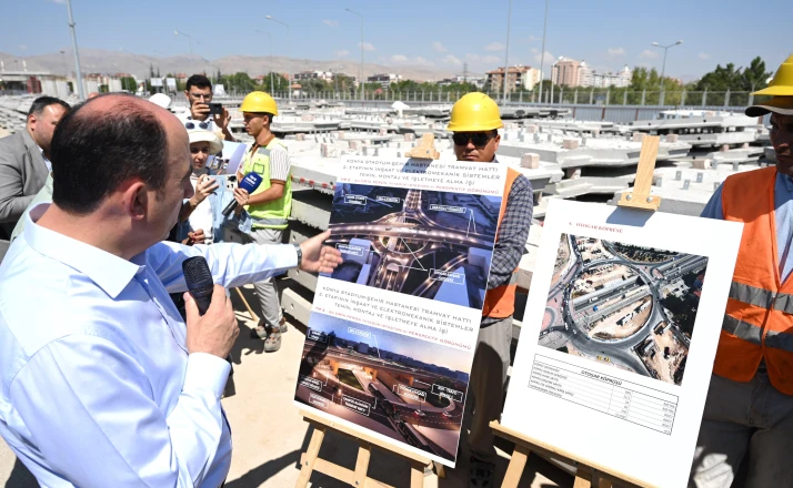 Başkan Altay raylı sistem projelerini inceledi
