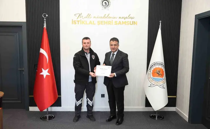 Başkan Doğan’dan hayat kurtaran personele ödül
