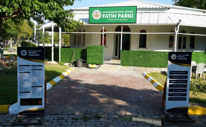 Başkan Hallaç: "Fatih Parkı Sosyal Tesisi’miz hizmete açıldı"
