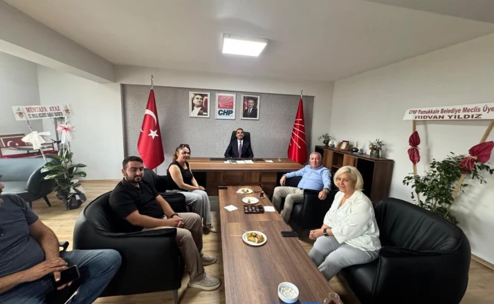 Başkan Kepenek, CHP Denizli İl Başkanı Oran’a ziyaret etti 