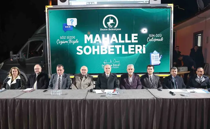Başkan Özlü Sarayyeri Mahallesi’nde halkla buluştu
