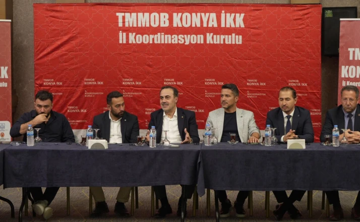 Başkan Öztürk, TMMOB Konya İKK istişare toplantısı'na konuk oldu