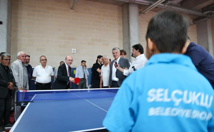 Başkan Pekyatırmacı basın mensupları’na Sporcu Seçme ve Yetiştirme Merkezi'ni tanıttı