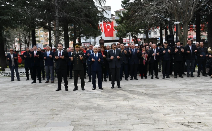 Beyşehir, Akşehir ve Hüyük'te şehitler anıldı