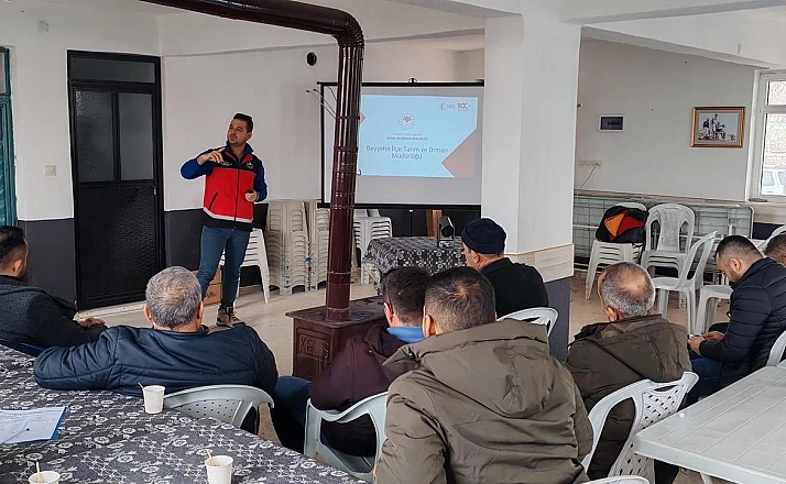 Beyşehir’de şap hastalığına karşı bilgilendirme yapıldı