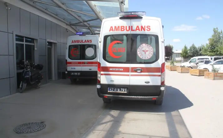 Beyşehir’de motosiklet kazası: 1 yaralı