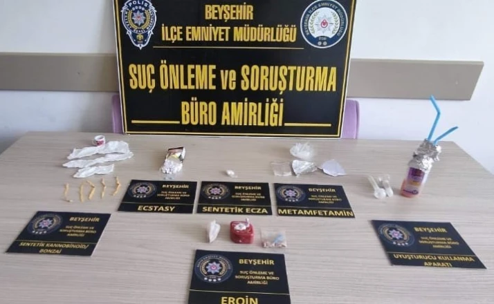 Beyşehir’de uyuşturucu operasyonu: 2 kişi tutuklandı