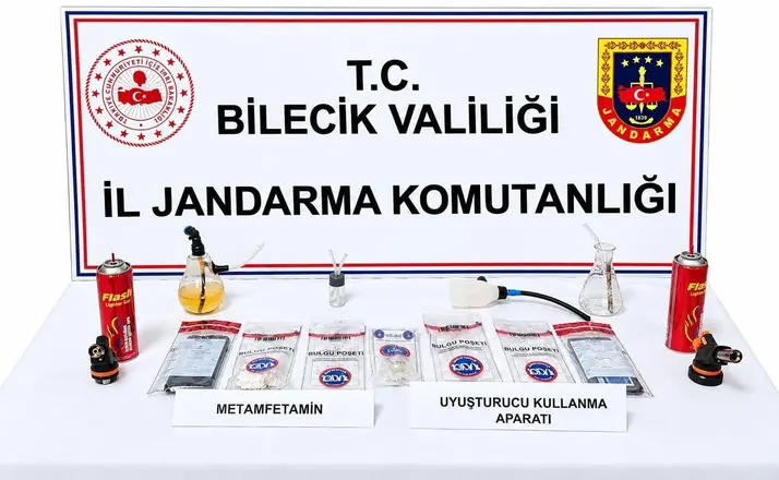 Bilecik’te uyuşturucu operasyonu
