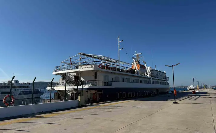 Bodrum’a Athena kruvaziyeriyle 46 turist geldi
