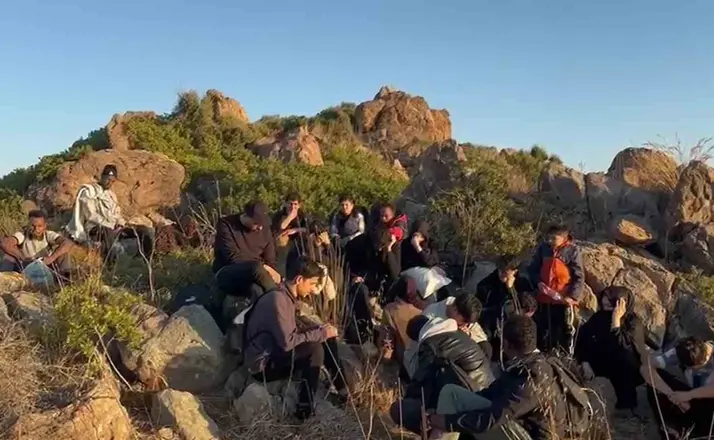 Bodrum’da 34 düzensiz göçmen yakalandı
