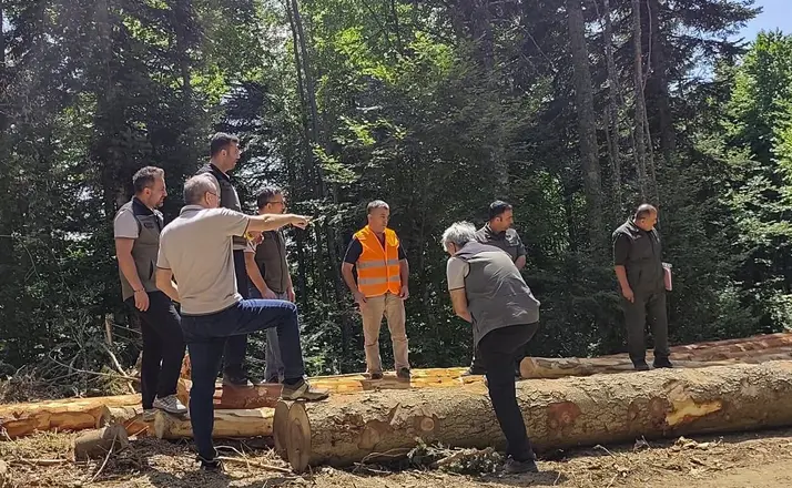 Bolu’da ormancılık faaliyetlerine saha denetimi

