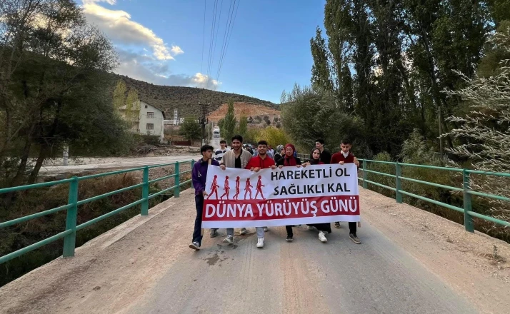 Bozkır’da "Sağlık için yürü" etkinliği