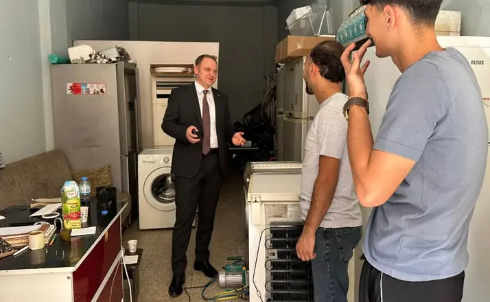 Bulanık Kaymakamı Koşansu’dan esnaf ziyareti
