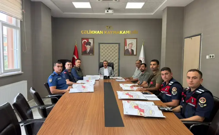 Çelikhan’da güvenlik ve doğa koruma toplantısı gerçekleştirildi
