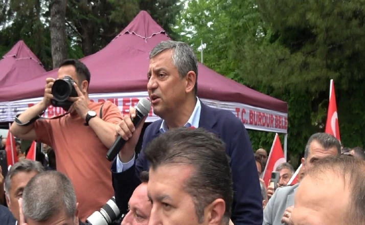 CHP Grup Başkanı Özgür Özel Burdur’da