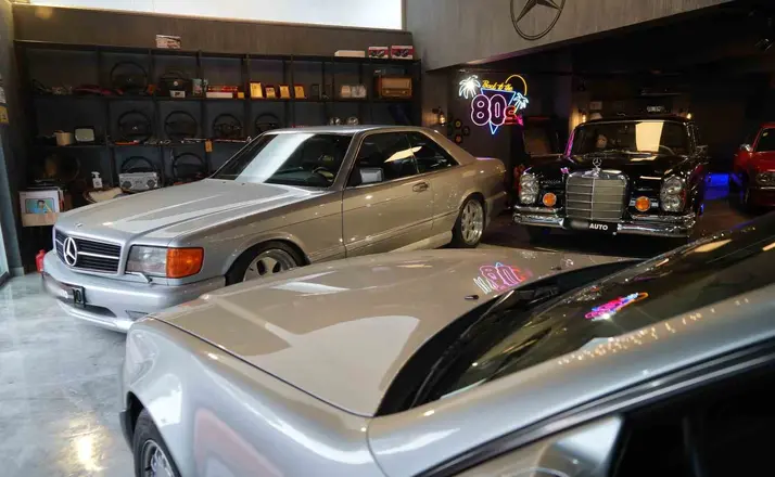 Çocukluktaki oyuncak araba aşkı paha biçilemez Mercedes müzesine dönüştü
