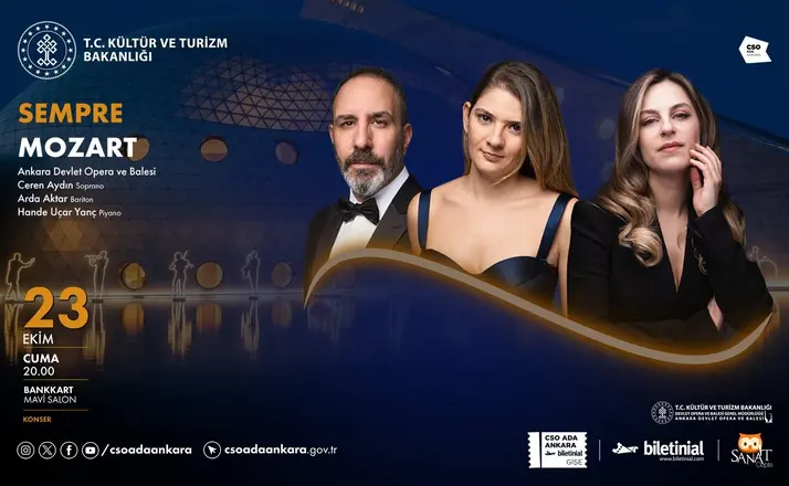 CSO Ada Ankara ekim ayında sanatseverleri zengin programıyla ağırlayacak
