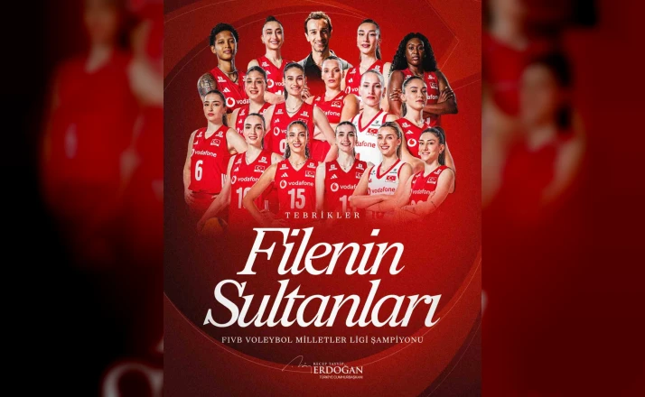 Cumhurbaşkanı Erdoğan’dan ’Filenin Sultanları’na tebrik 