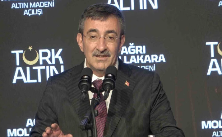 Cumhurbaşkanı Yardımcısı Cevdet Yılmaz: "Ağrı Mollakara’da 5 yılda 17 tona yakın altın üretilecek"