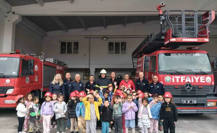 Denizli OSB Yönetiminden  İtfaiye Haftasında anlamlı ziyaret
