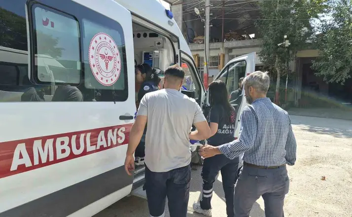 Devrilen motosikletin sürücüsü yaralandı
