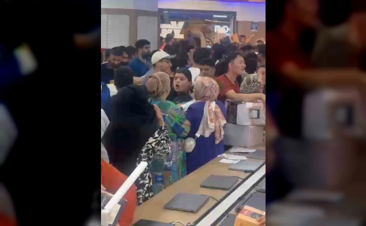 Diyarbakır’da mağaza açılışında izdiham 